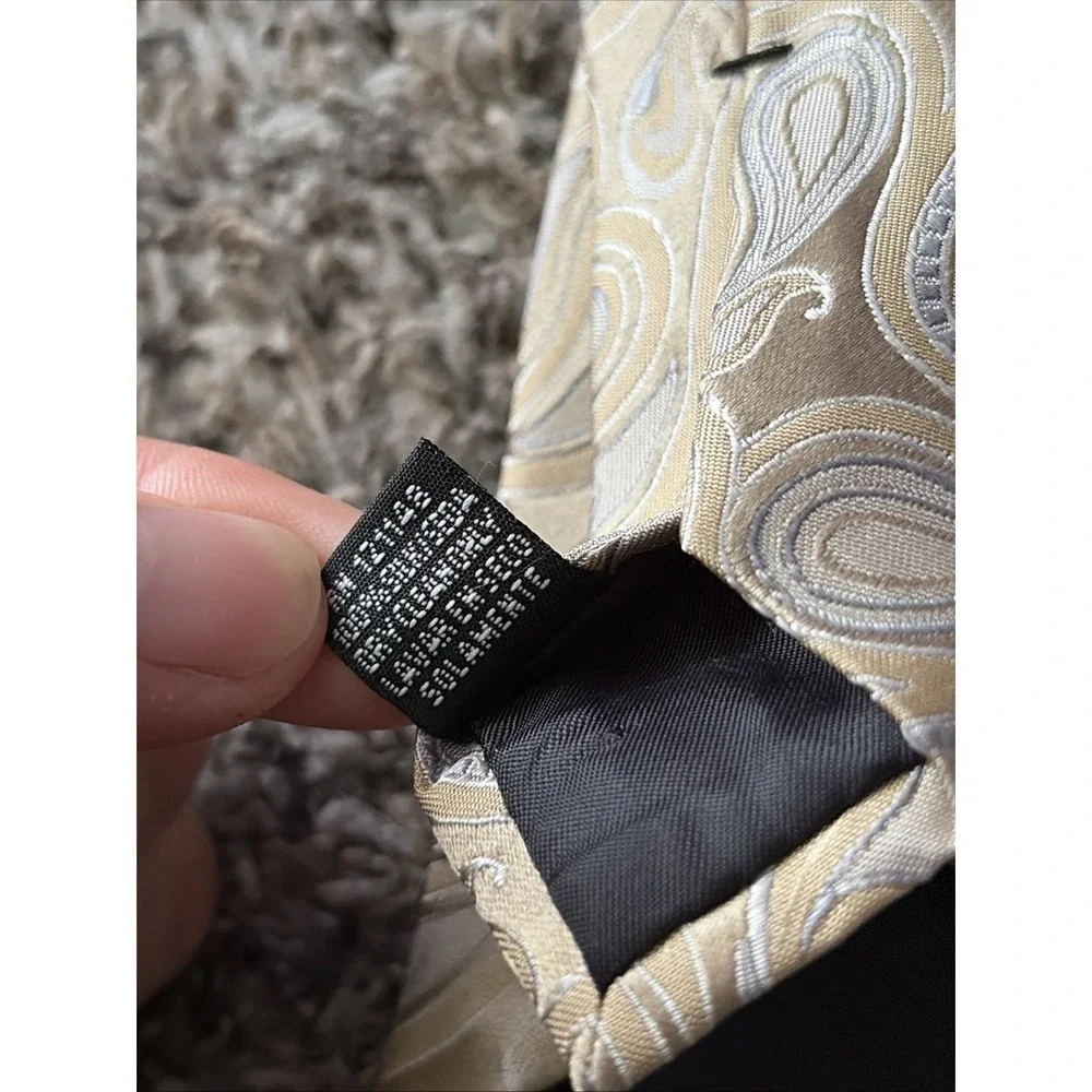 croft barrow paisley silk tie 60